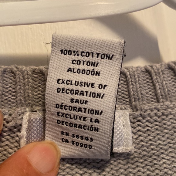 Izod V-neck cable sweater - Picture 5 of 9